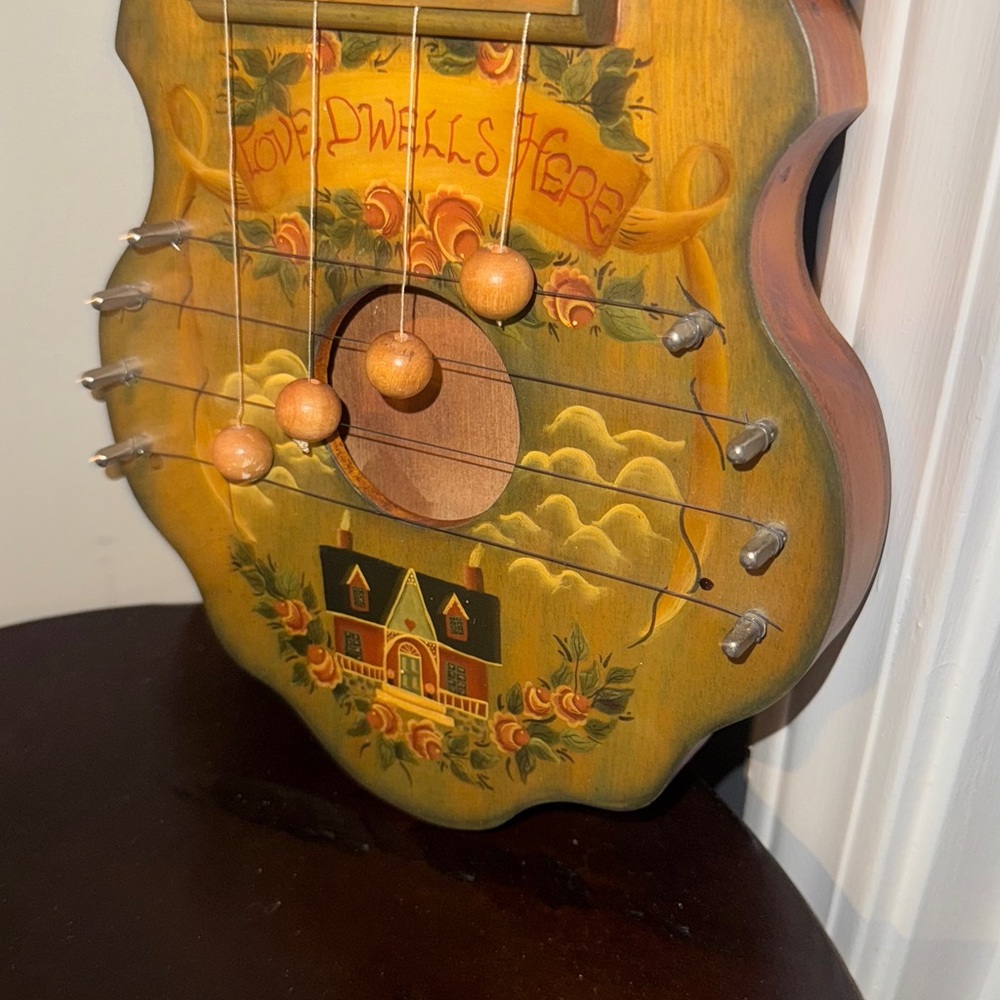 Vintage Door Harp.. Hand Crafted and painted - Picture 5 of 8